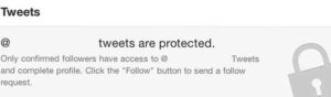 twitter protected tweets screenshot