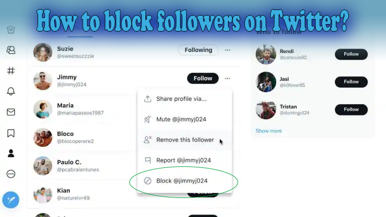 How to block followers on Twitter - Vip-tweet
